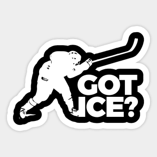 Hockey Lover Got Ice Sticker